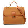 Gucci Calfskin Turnlock Top Handle Bag Secondhand