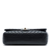 Chanel Medium Classic Chevron Crumpled Calfskin Double Flap Secondhand