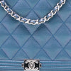 Secondhand Chanel Quilted Calfskin Boy Wallet on Chain