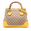 Secondhand Gucci Small GG Canvas Diana Bamboo Top Handle Tote