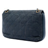 Chanel CC Quilted Denim and Calfskin Front Pocket Single Flap Secondhand
