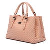 Bottega Veneta Small Nappa Intrecciato Roma Satchel Secondhand