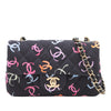 Chanel Mini Rectangular Quilted Jersey Flap Secondhand
