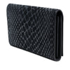 Saint Laurent Python Embossed Suede Monogram Kate Wallet on Chain Secondhand