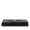 Saint Laurent Python Embossed Suede Monogram Kate Wallet on Chain Secondhand