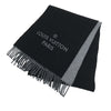 Louis Vuitton Wool and Cashmere Echarpe City Alps Logo Patch Scarf Secondhand