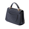 Chanel Chevron Sheepskin Stitched Chain Top Handle Flap Secondhand