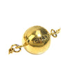 Chanel Gold Plated Sphere Charm Chain Bracelet Secondhand