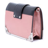 Prada Saffiano Trimmed Metallic City Calf Cahier Crossbody Secondhand