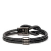 Louis Vuitton Monogram Eclipse and Taiga Loop It Bracelet Secondhand