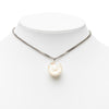 Chanel CC Brass Resin Ball Pendant Necklace Secondhand