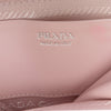 Prada Mini Crystal Embellished Satin and Leather Triangle Pouch Secondhand