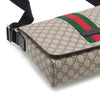 Gucci GG Supreme Web Flap Messenger Bag Secondhand