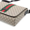 Gucci GG Supreme Web Flap Messenger Bag Secondhand