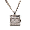 Louis Vuitton Brass Monogram Trunk Pendant Necklace Secondhand