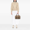 Burberry Vintage Check Canvas Handbag Secondhand