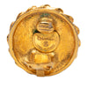 Chanel Gold Plated Mademoiselle Clip on Earrings Secondhand