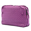 Bottega Veneta Nappa Intrecciato Nodini Double Zip Crossbody Secondhand