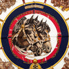 Hermès Chevaux de Trait Silk Scarf 90 Secondhand