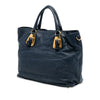 Prada Soft Calfskin Open Convertible Shopping Tote Secondhand