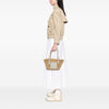 LOEWE Small Raffia Anagram Basket Tote Secondhand