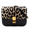 Celine Medium Calfskin and Leopard Print Pony Hair Classic Box Secondhand