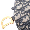 Dior Mini Oblique Canvas Saddle Bag Secondhand