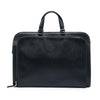 Prada Saffiano Cuir Travel Front Zip Pocket Briefcase Secondhand