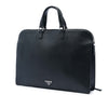 Prada Saffiano Cuir Travel Front Zip Pocket Briefcase Secondhand
