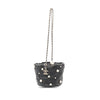 Secondhand Chanel Mini Quilted Lambskin About Pearls Drawstring Bucket Bag