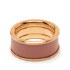 Hermès Medium Gold Plated Enamel H Diamant Uni Ring Secondhand