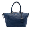 Secondhand Prada Vitello Daino Double Handle Satchel