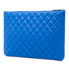 Chanel Large Quilted Lambskin O Case Clutch Secondhand