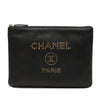 Chanel Medium Caviar Deauville Studded O Case Clutch Secondhand