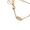 Louis Vuitton Gold Plated and Silver Plated Logomania Bracelet Secondhand