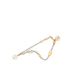 Louis Vuitton Gold Plated and Silver Plated Logomania Bracelet Secondhand