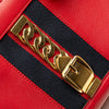 Gucci Leather Sylvie Web Top Handle Satchel Secondhand