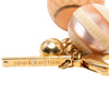 Louis Vuitton Gold Plated And Resin Mini Lin Croisette Bag Charm Secondhand