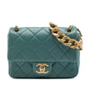 Chanel Mini CC Quilted Calfskin Multi Chain Single Flap Secondhand
