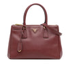 Prada Medium Saffiano Lux Galleria Double Zip Satchel Secondhand