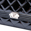 Chanel Quilted Patent Boy Wallet on Chain Secondhand