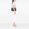 Saint Laurent Large Chevron Sheepskin Monogram College Bag Secondhand