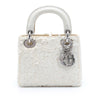 Dior Mini Satin Embellished Lambskin Lady Dior Secondhand