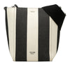 Celine Small Striped Canvas Seau Sangle Bucket Bag Secondhand