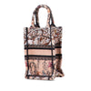 Dior Mini Embroidered Canvas Jardin Magique Vertical Book Tote Secondhand