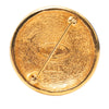 Chanel Gold Plated CC Round Brooch Secondhand