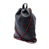 Gucci Grained Calfskin Web Logo Drawstring Backpack Secondhand