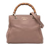 Gucci Small Calfskin Bamboo Shopper Satchel Secondhand
