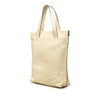 LOEWE Linen Embossed Calfskin Anagram Shopper Tote Secondhand
