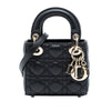 Dior Micro Lambskin Cannage Lady Dior Secondhand